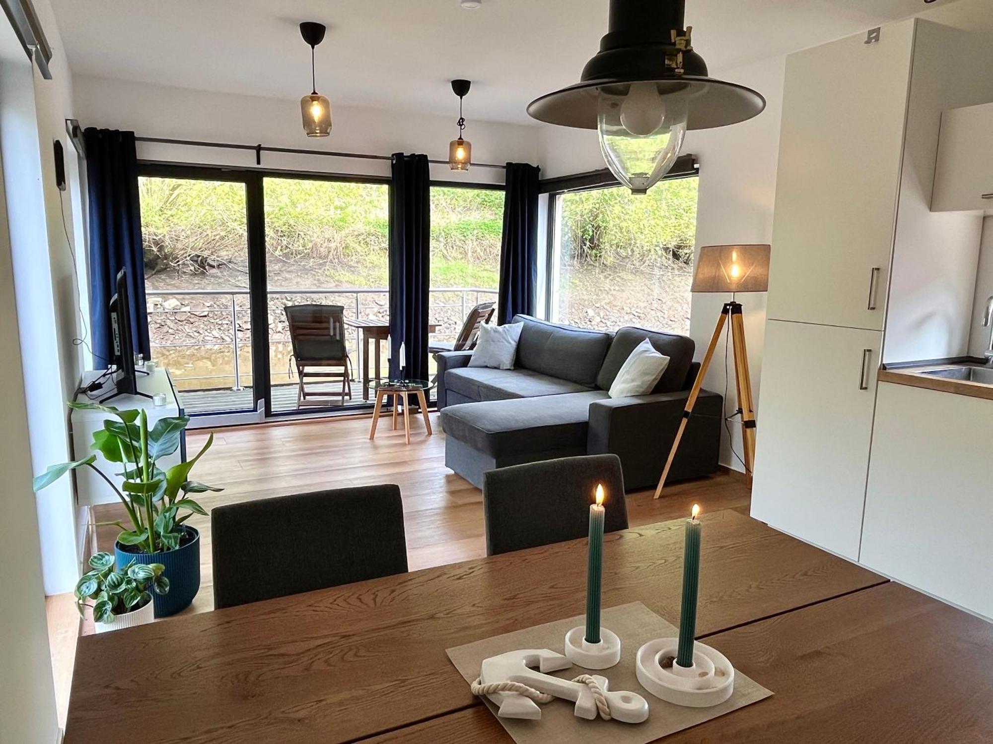 Hausboot Stoeckte Villa Winsen  Exteriör bild