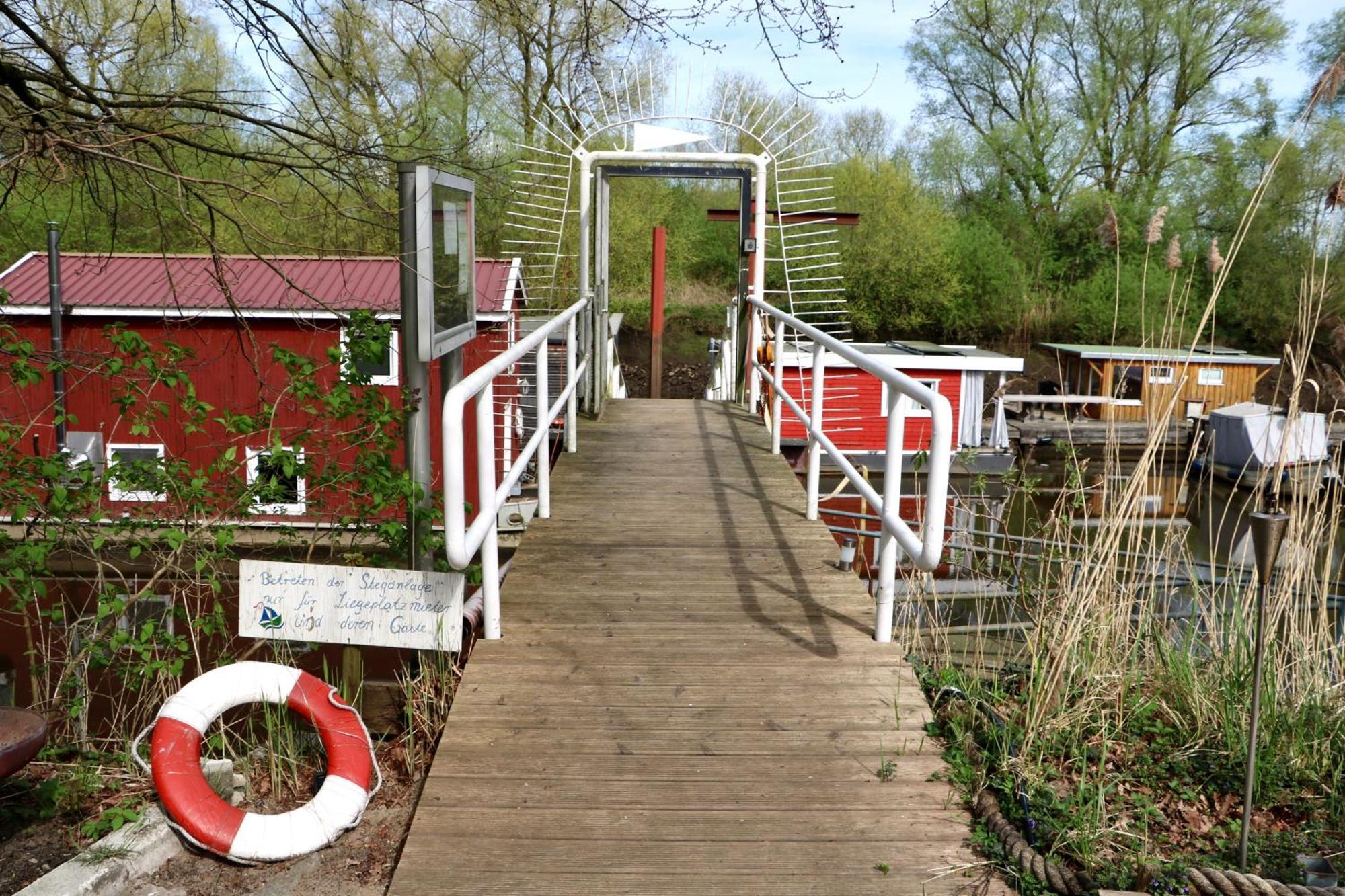 Hausboot Stoeckte Villa Winsen  Exteriör bild