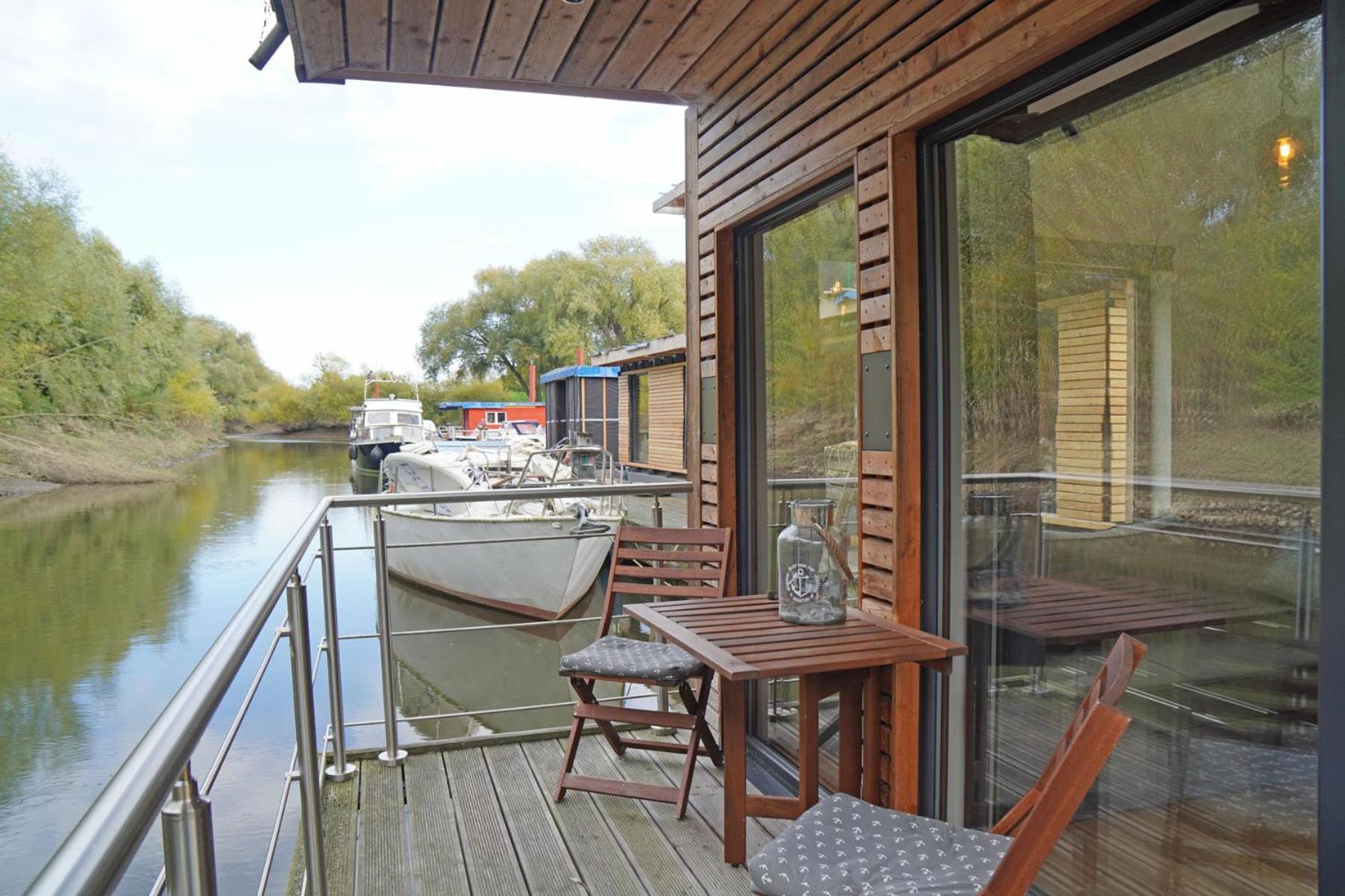 Hausboot Stoeckte Villa Winsen  Exteriör bild