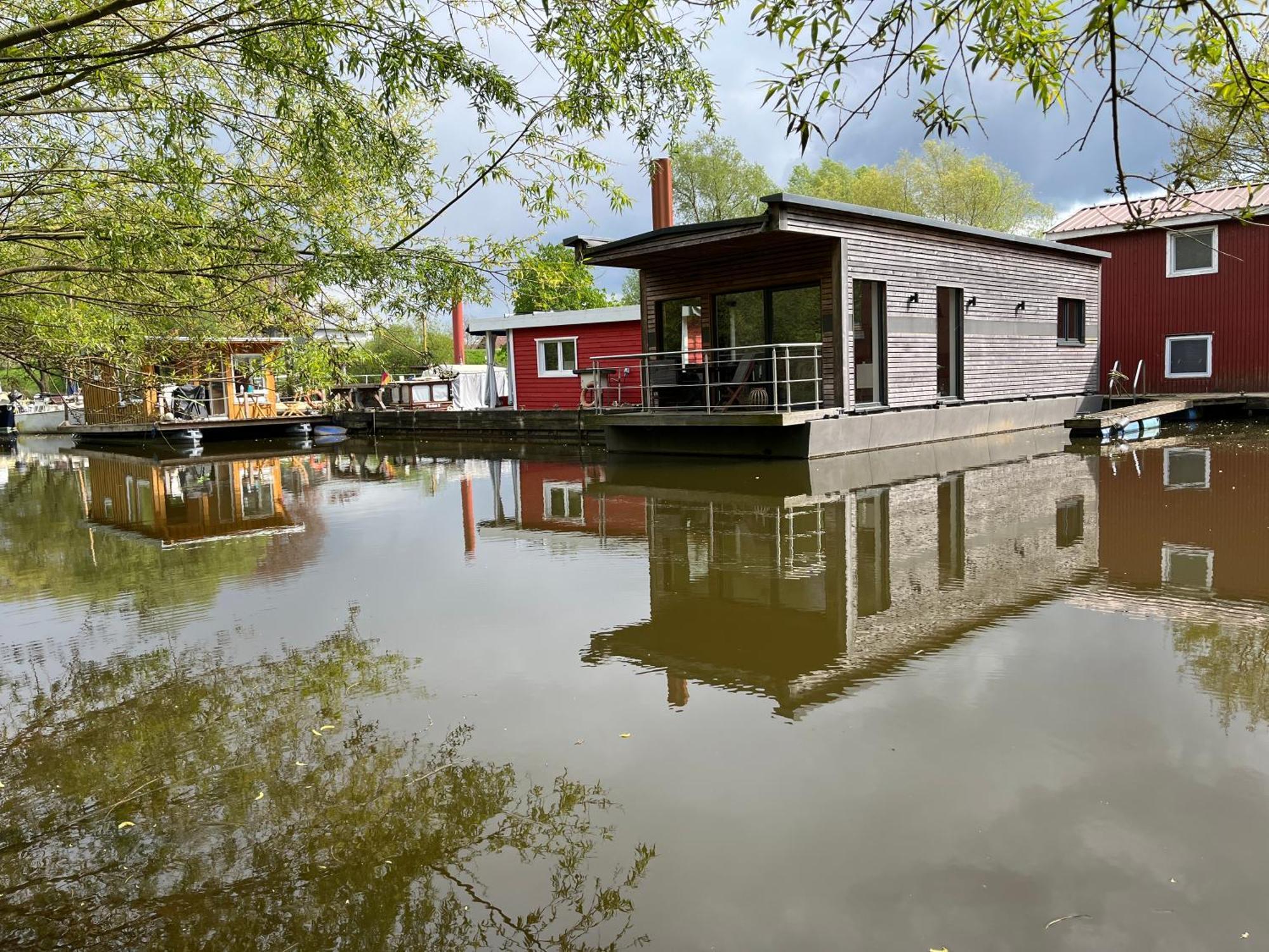 Hausboot Stoeckte Villa Winsen  Exteriör bild