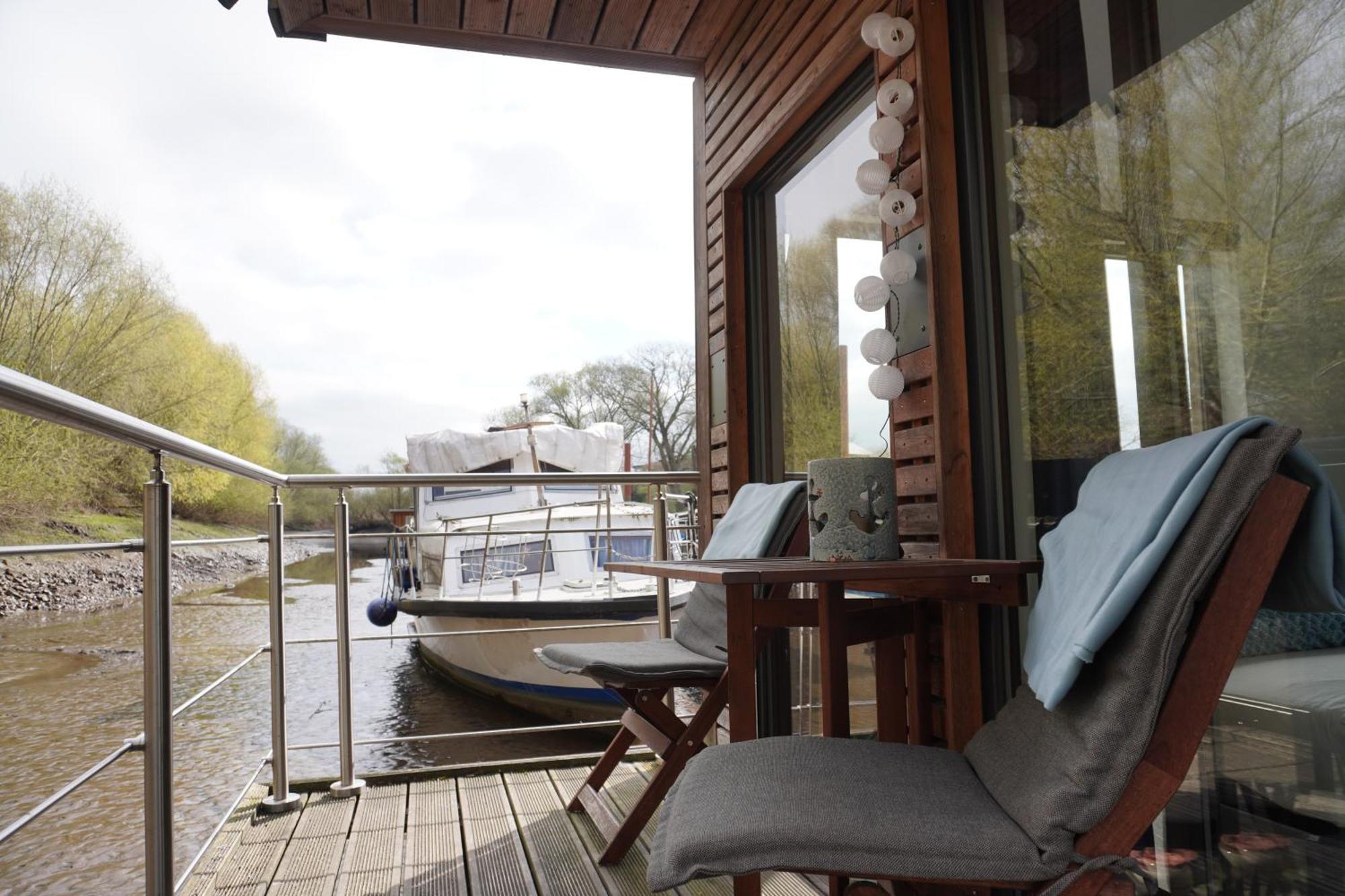 Hausboot Stoeckte Villa Winsen  Exteriör bild